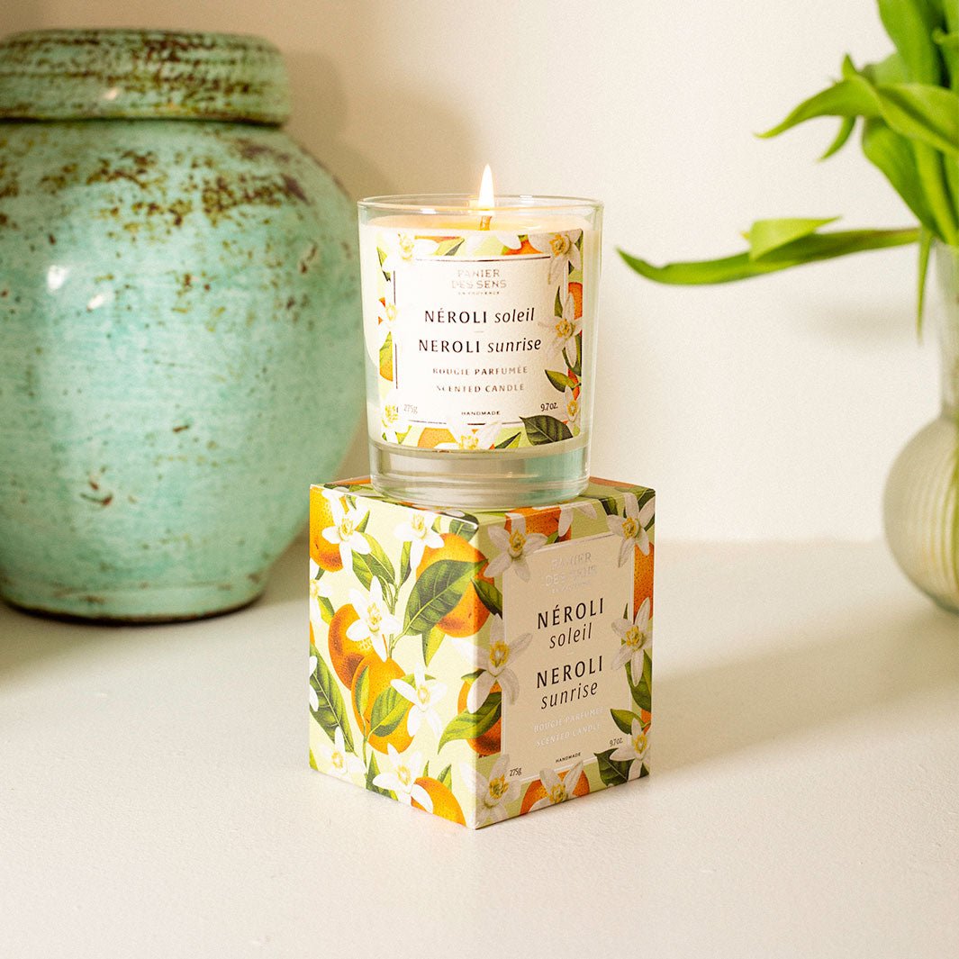 Vegetable wax scented candle
