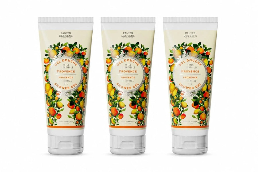 Lote de 3 geles de ducha energizantes de Provenza (6,7 fl.oz.) - Gel de ducha - Panier des Sens