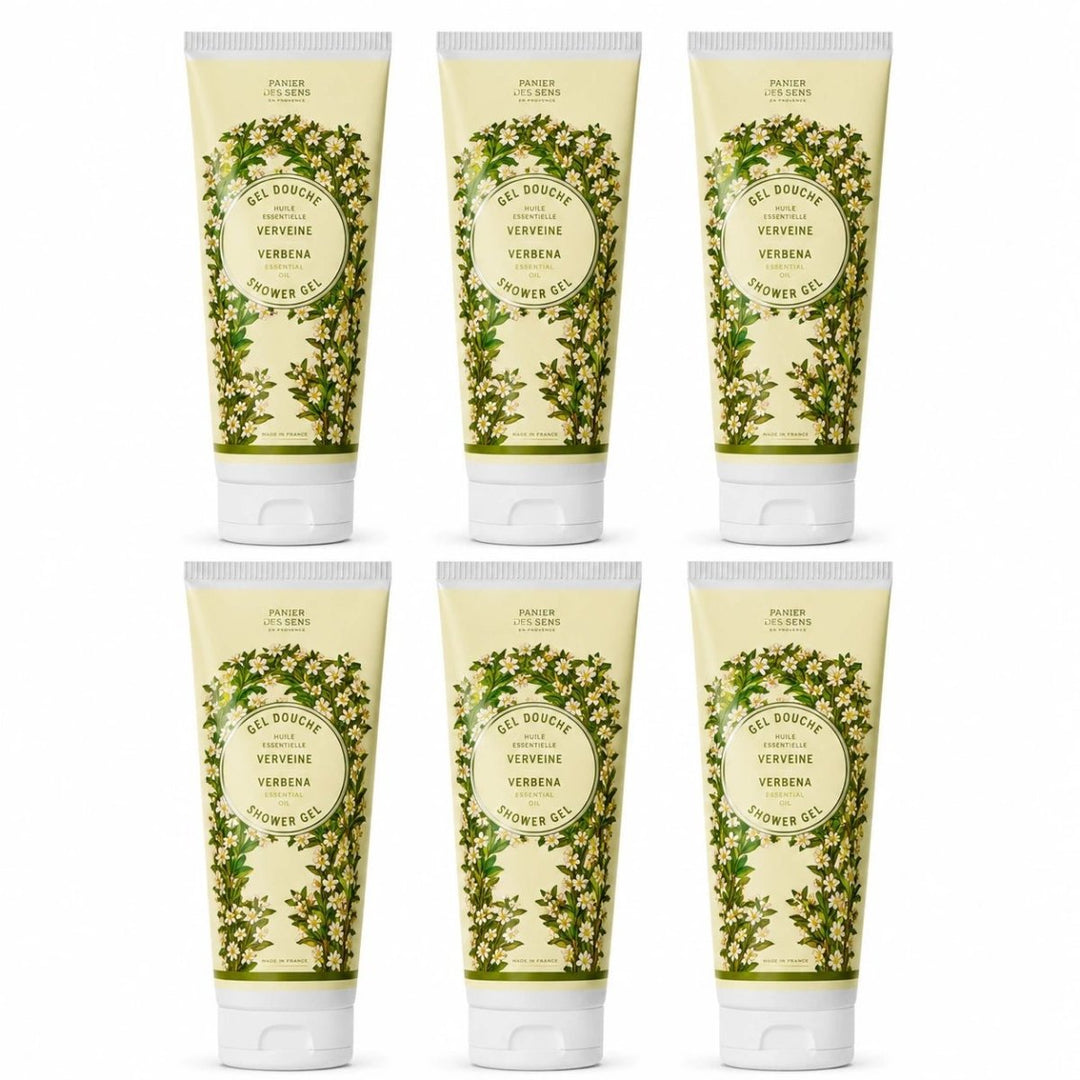 Lote de 6 geles de ducha de verbena (6,7 fl.oz.) - Gel de ducha - Panier des Sens