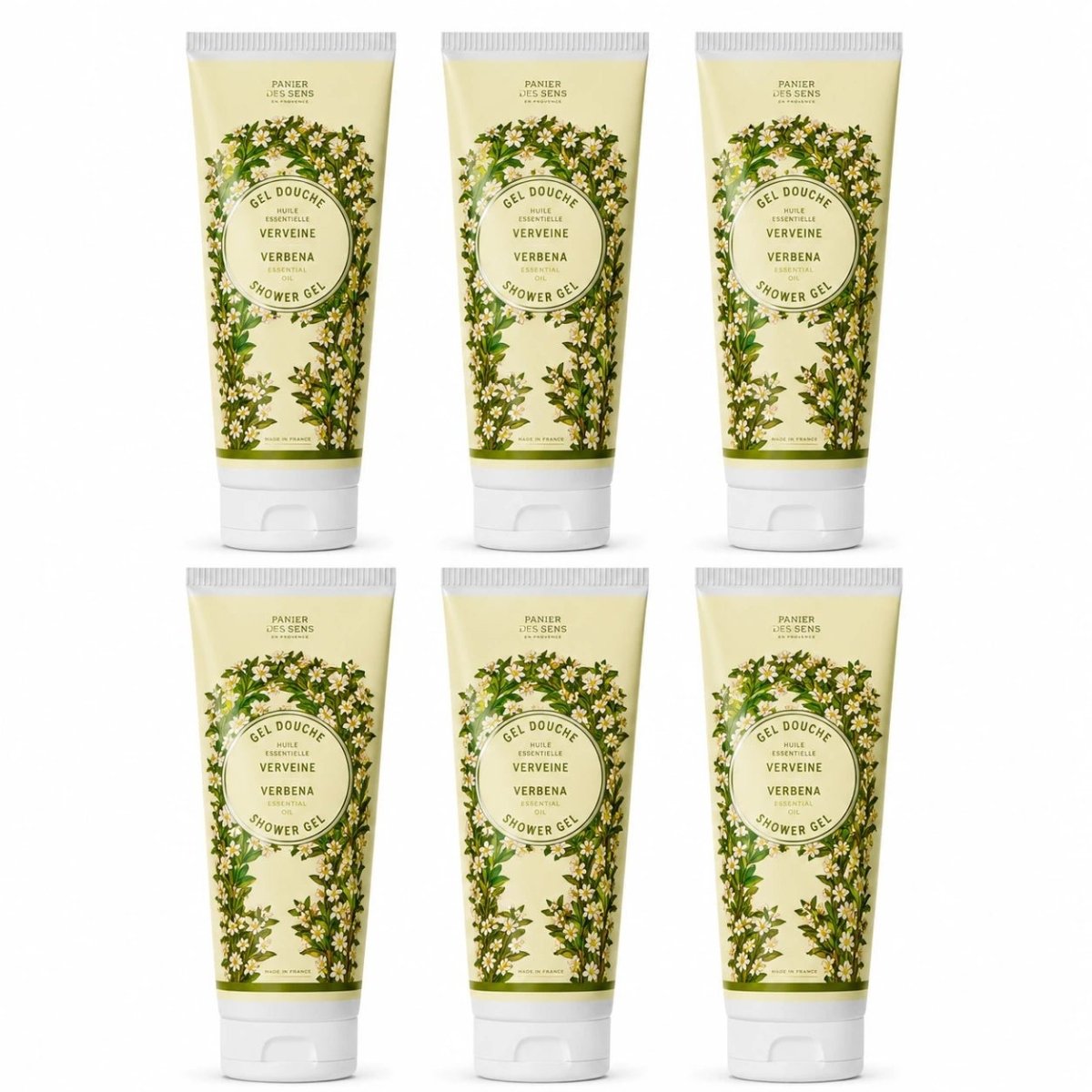 Lote de 6 geles de ducha de verbena (6,7 fl.oz.) - Gel de ducha - Panier des Sens