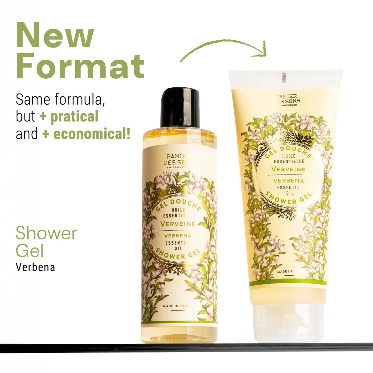 Shower gel - Energizing Verbena (6.7 fl.oz.) – Panier des Sens USA