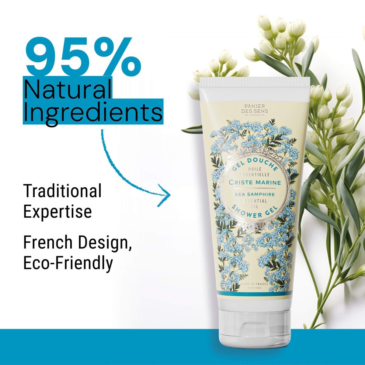 Shower gel | Firming Sea Samphire (6.7 fl.oz.) - Shower gel - Panier des Sens USA