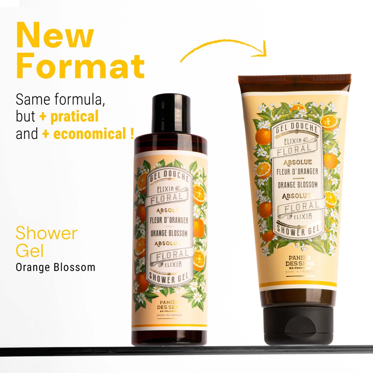 Shower gel - Orange Blossom (6.7 fl.oz.) - Shower gel - Panier des Sens USA
