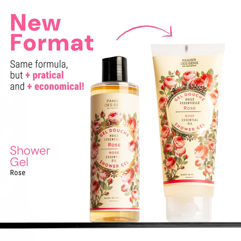 Shower gel - Rejuvenating Rose (6.7 fl.oz.) - Shower gel - Panier des Sens USA