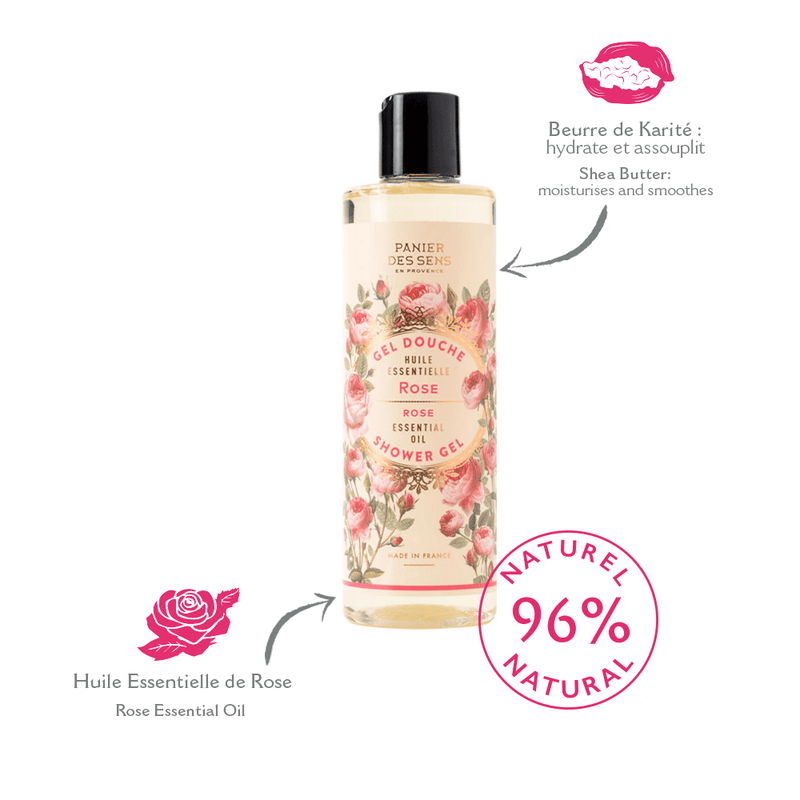 Shower gel trio - Lavender, Provence, Rose - Shower gel - Panier des Sens USA
