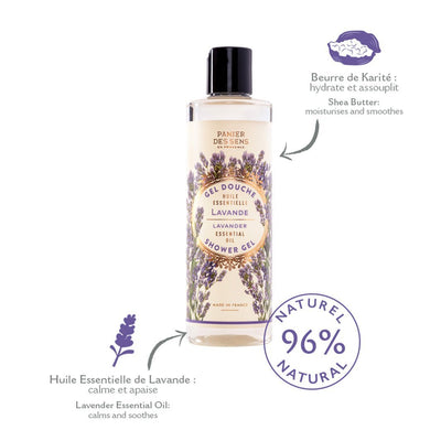 Shower gel trio - Lavender, Provence, Rose - Shower gel - Panier des Sens USA