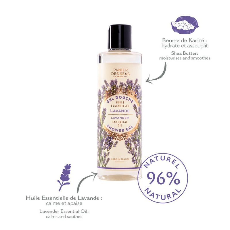 Shower gel trio - Lavender, Provence, Rose - Shower gel - Panier des Sens USA