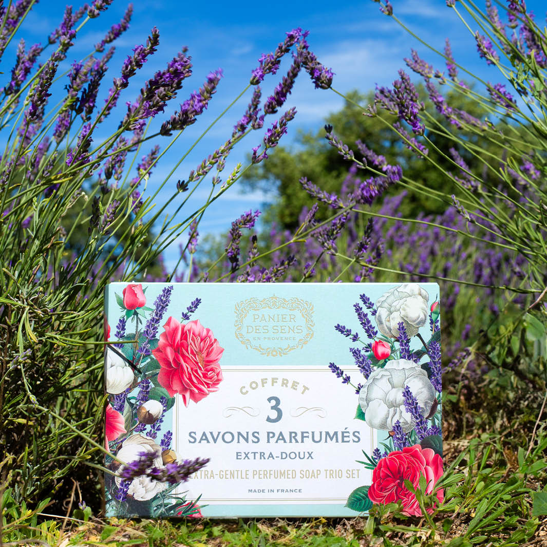 Soap Gift Set of 3 French Shea Butter Soap Bars – 3 x 3.5oz