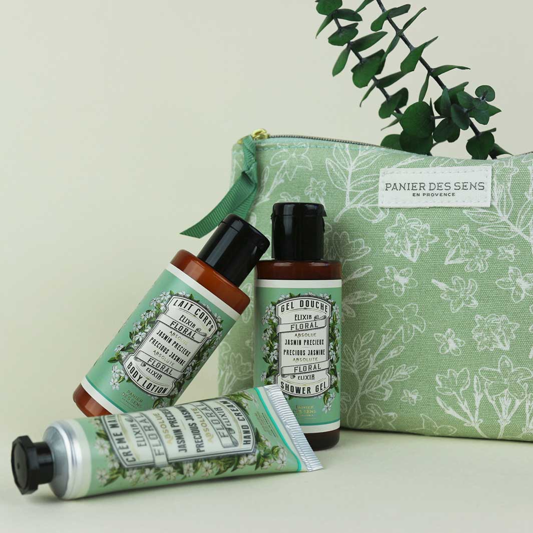 Body care travel set - Precious Jasmine – Panier des Sens USA