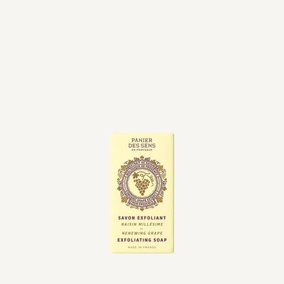 French Exfoliating Natural Soap Bar With Organic Grape – 5oz - Solid cosmetics - Panier des Sens USA
