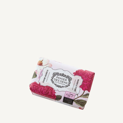French Magnolia Natural Soap with Peony and Shea Butter – 7oz - Solid cosmetics - Panier des Sens USA