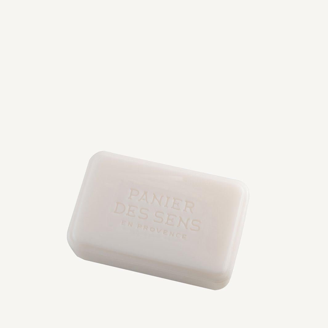 French Shea Butter Soap Bar Cotton Flower Scent – 7oz - Solid cosmetics - Panier des Sens USA