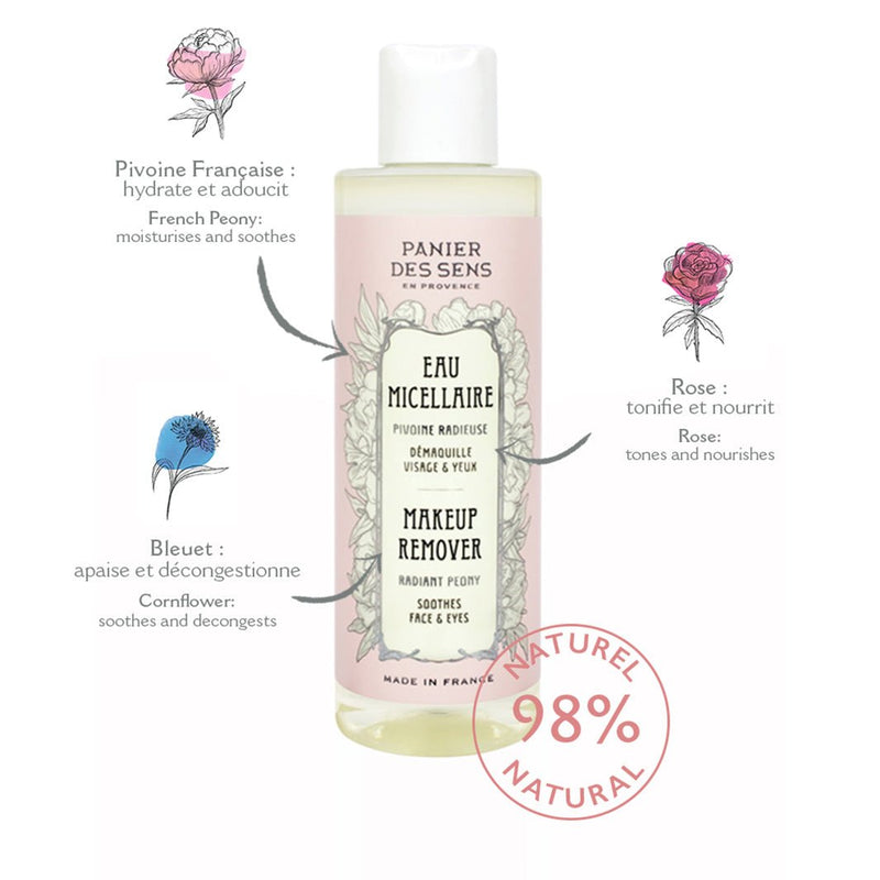 Make - up remover - Radiant Peony - Face Care - Panier des Sens USA