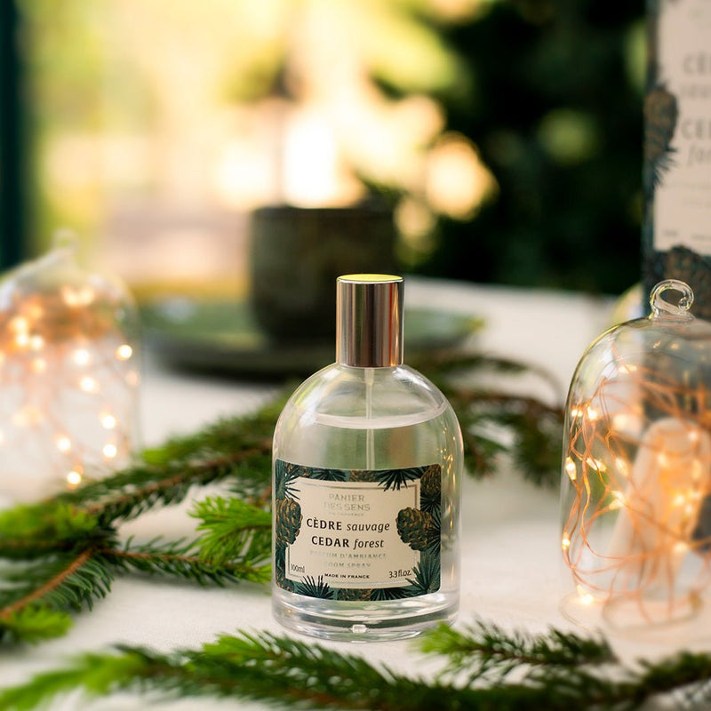 Room Spray - Cedar Forest Fragrance - Natural home fragrance - Panier des Sens USA