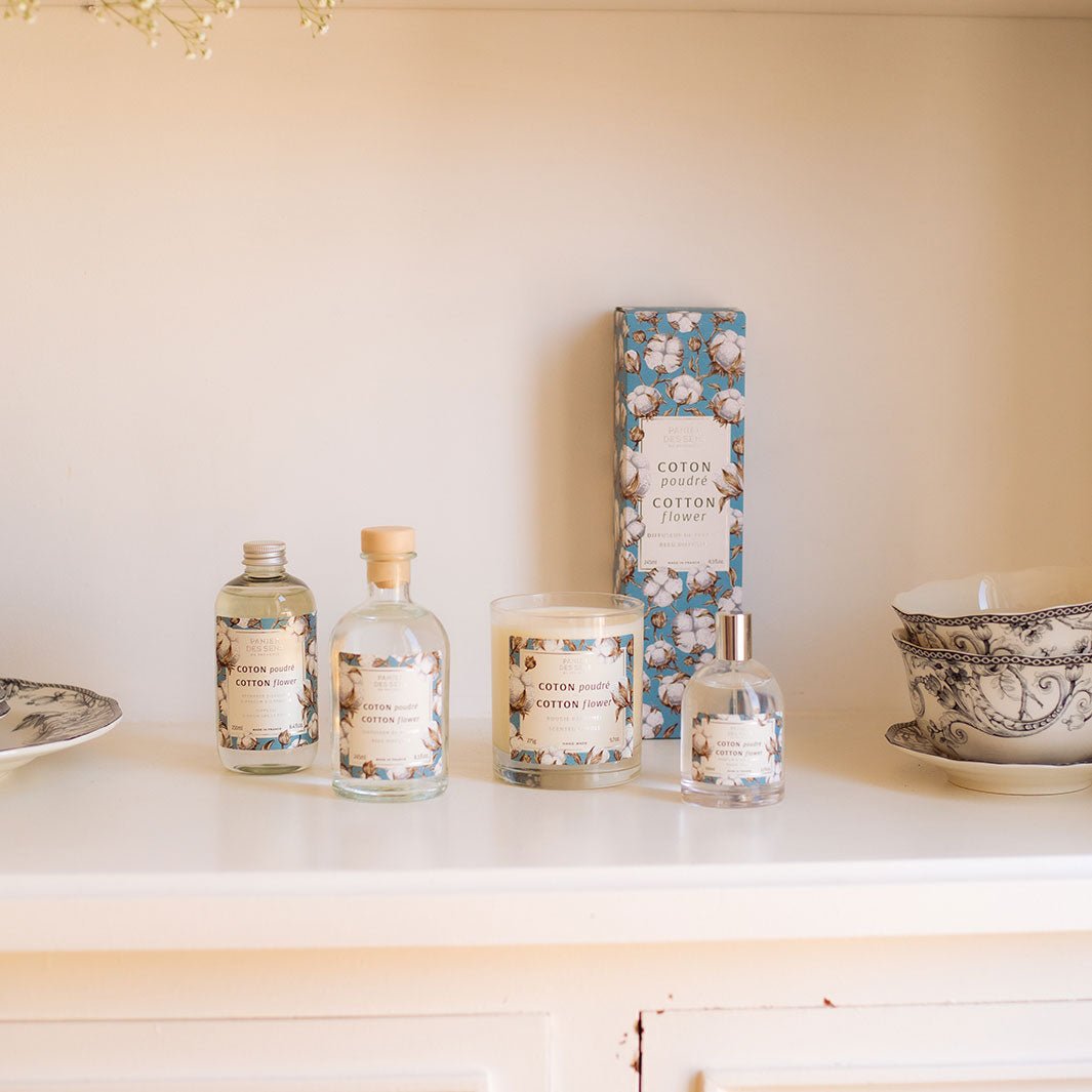 Room Spray - Cotton Flower Fragrance - Natural home fragrance - Panier des Sens USA