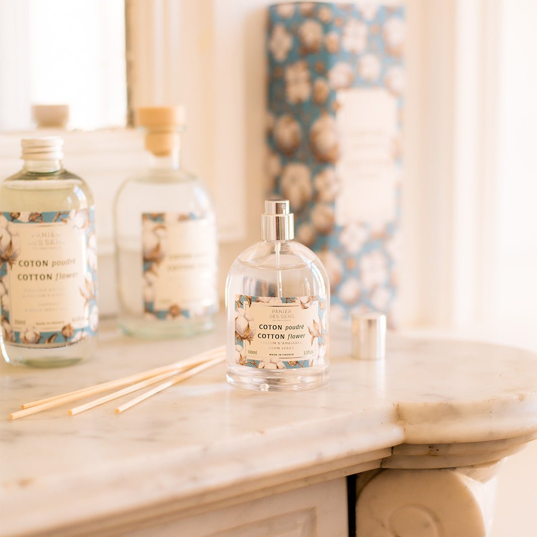 Refreshing cotton spray for the home – Panier des Sens USA