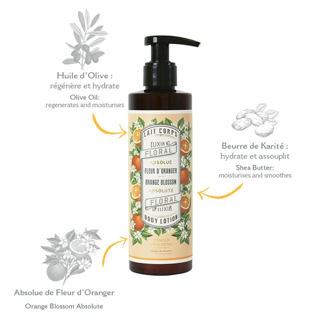Shea Butter Body lotion - Orange Blossom – Panier des Sens USA