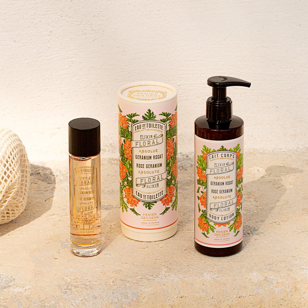 Shea Butter Body lotion - Rose Geranium – Panier des Sens USA