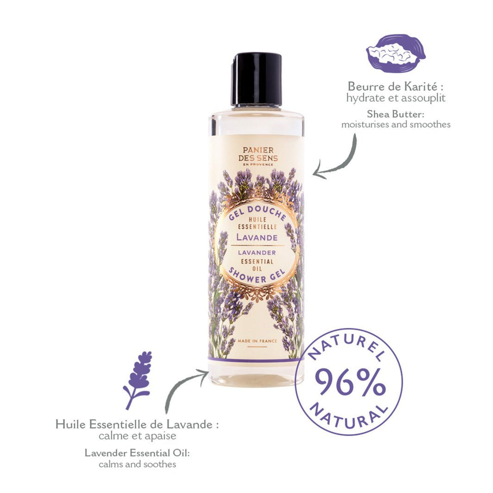 Shower gel - Relaxing Lavender - Shower gel - Panier des Sens USA