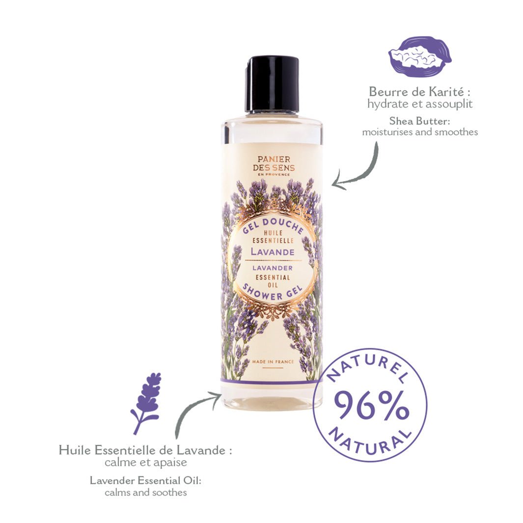 Shower gel - Relaxing Lavender – Panier des Sens USA