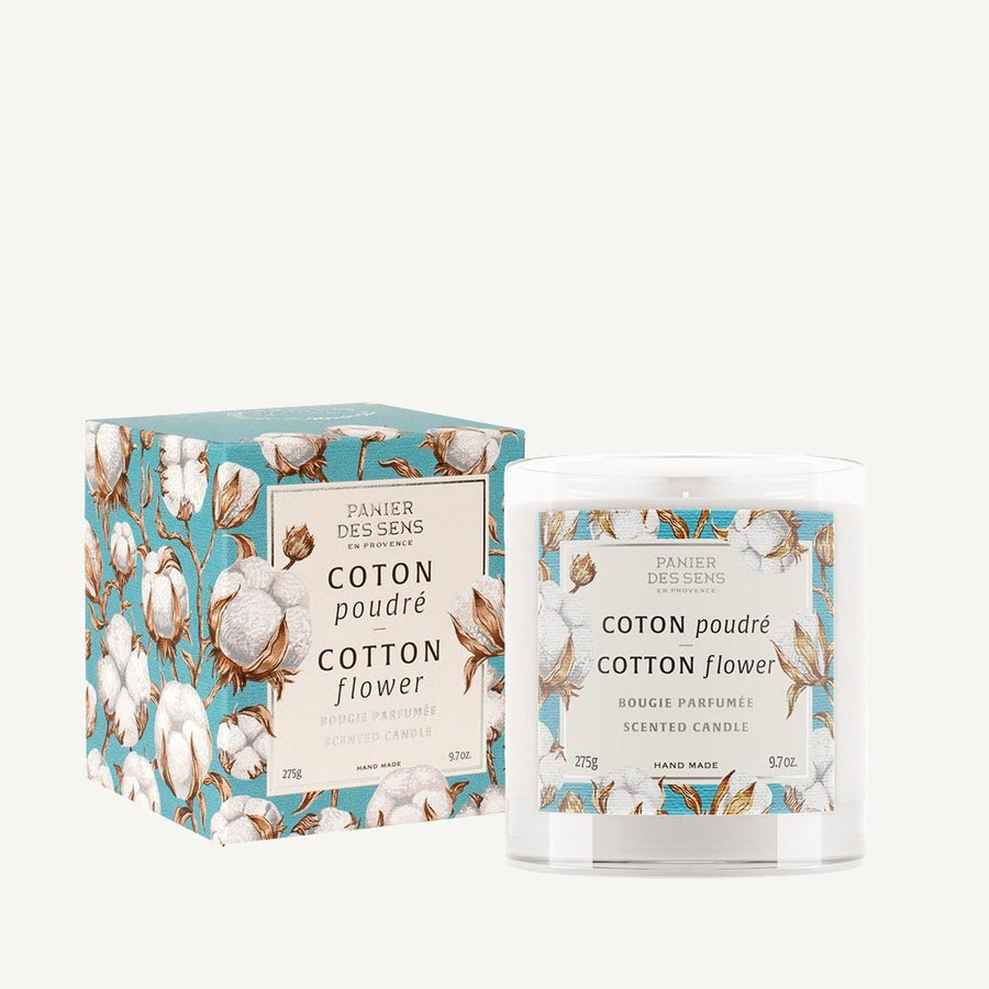 Scented Candle - Cotton Flower Vegan Candle 0,61 lb - Scented candles - Panier des Sens USA