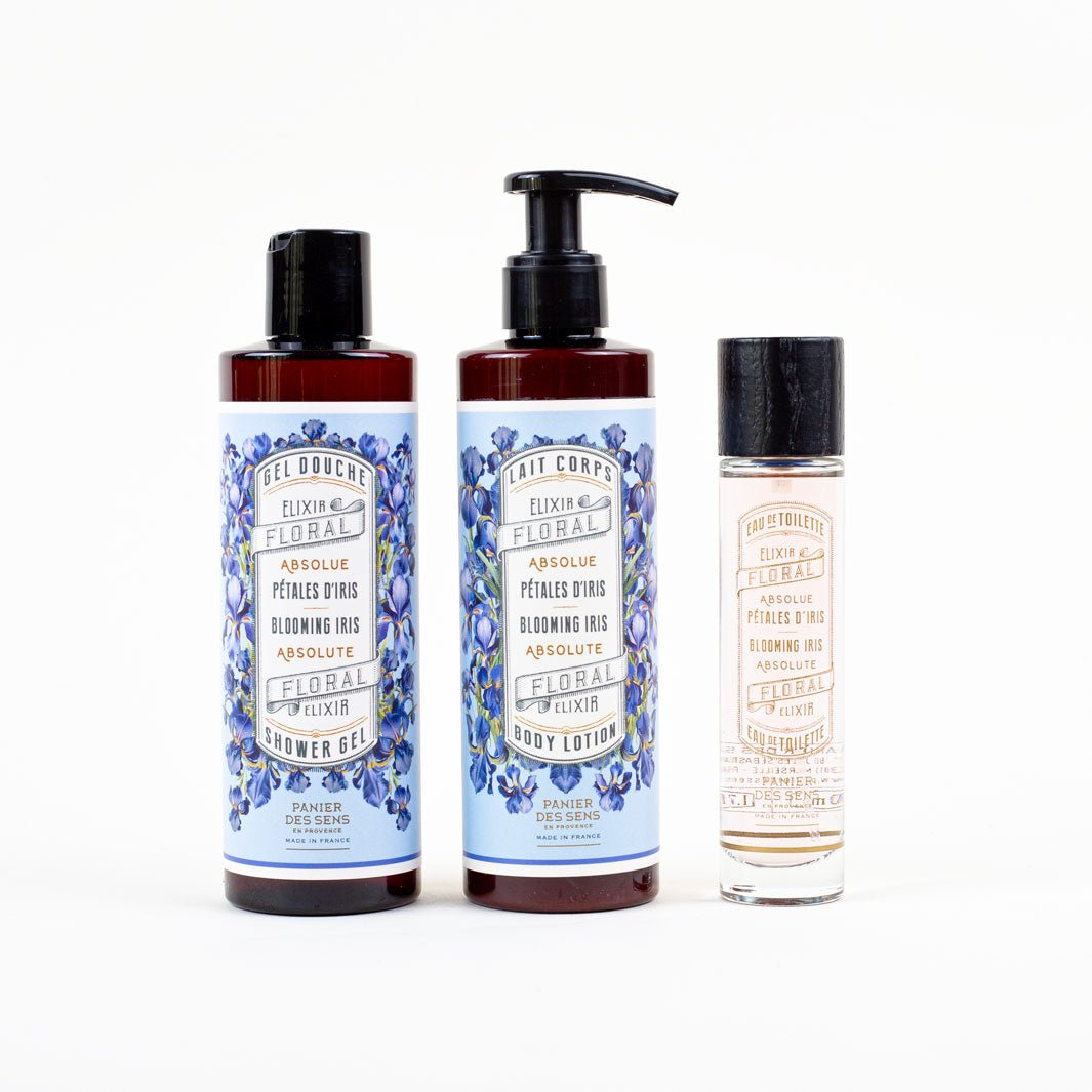 Ritual de cuidado corporal - Iris en flor - Soins du corps - Panier des Sens USA