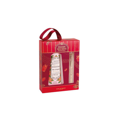 Dúo Navidad eau de toilette roll - on y crema de manos - Rosa Geranio (VP) - Regalos - Panier des Sens USA