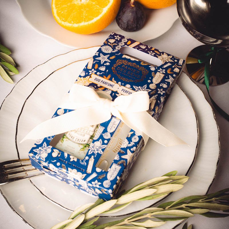 Set Dúo Navidad Crema Manos + Roll - On Perfume - Jazmín - Regalos - Panier des Sens USA