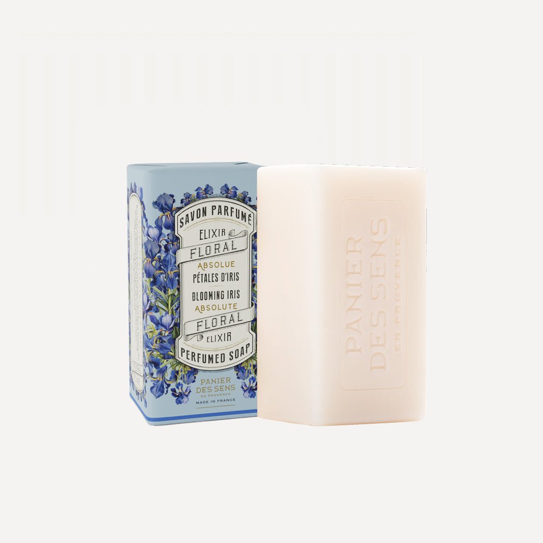 Pastilla de Jabón Iris Francés con Manteca de Karité - 5oz - Cosméticos sólidos - Panier des Sens USA