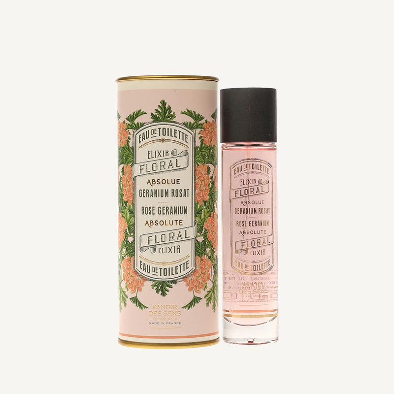 Perfume Geranio Rosa Eau de Toilette Natural y Limpia