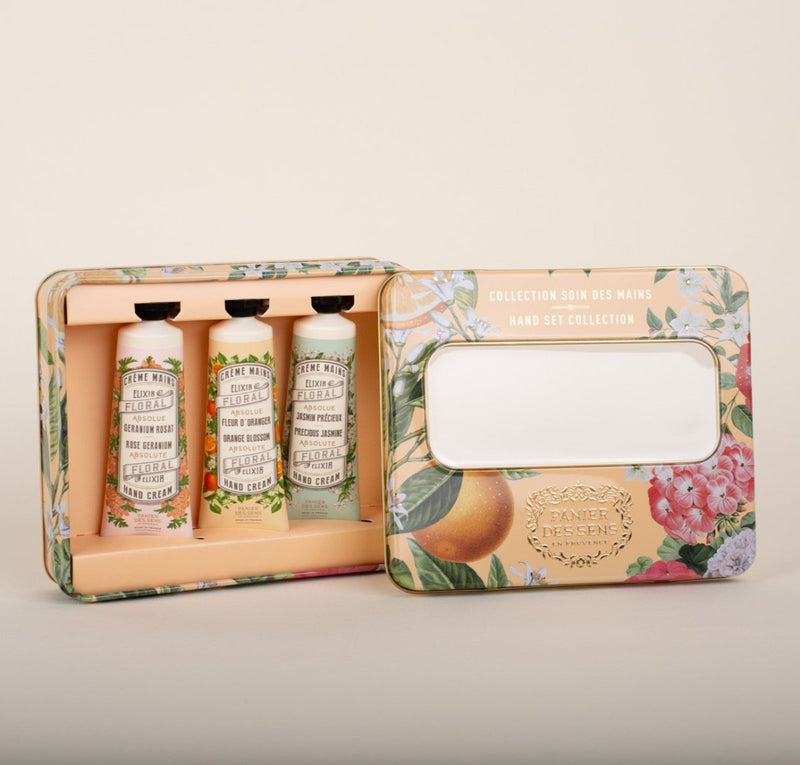 Set de regalo para el cuidado de las manos - Azahar, Rosa Geranio y Precioso jazmín - Regalos - Panier des Sens USA