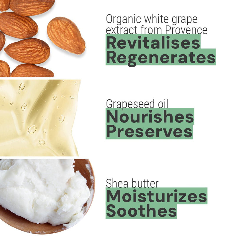 Crema de manos 2.5 floz - Uva Renovadora - Cuidado de las manos - Panier des Sens USA