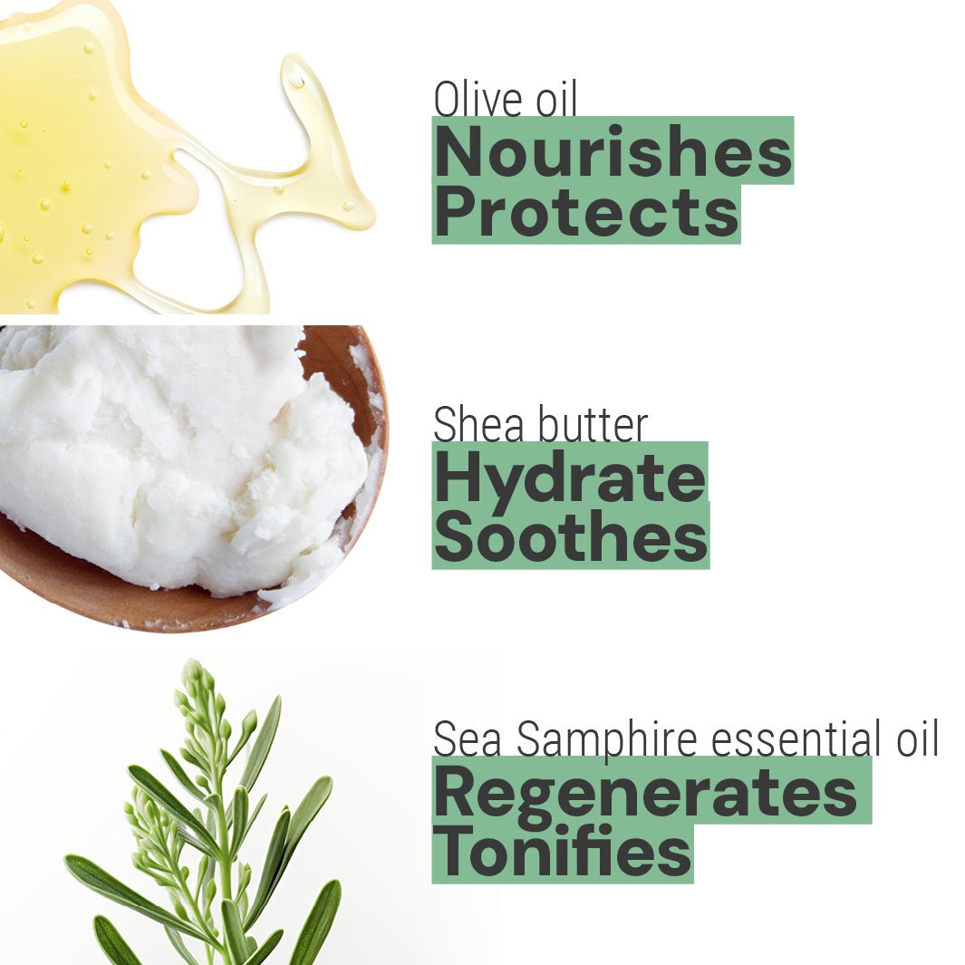 Crema de manos 2.5 floz - Stimulating Sea Samphire - Cuidado de las manos - Panier des Sens USA