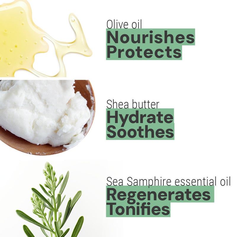 Crema de manos 2.5 floz - Stimulating Sea Samphire - Cuidado de las manos - Panier des Sens USA