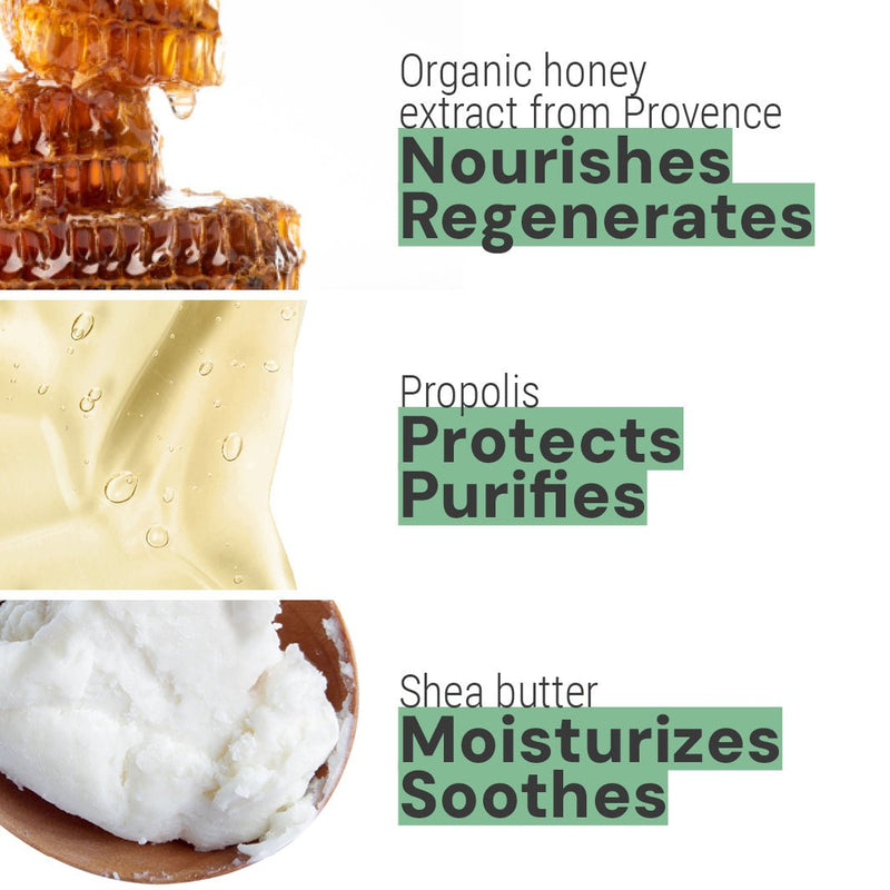Crema de manos - Miel Regeneradora 1 floz - Cuidado de las manos - Panier des Sens USA