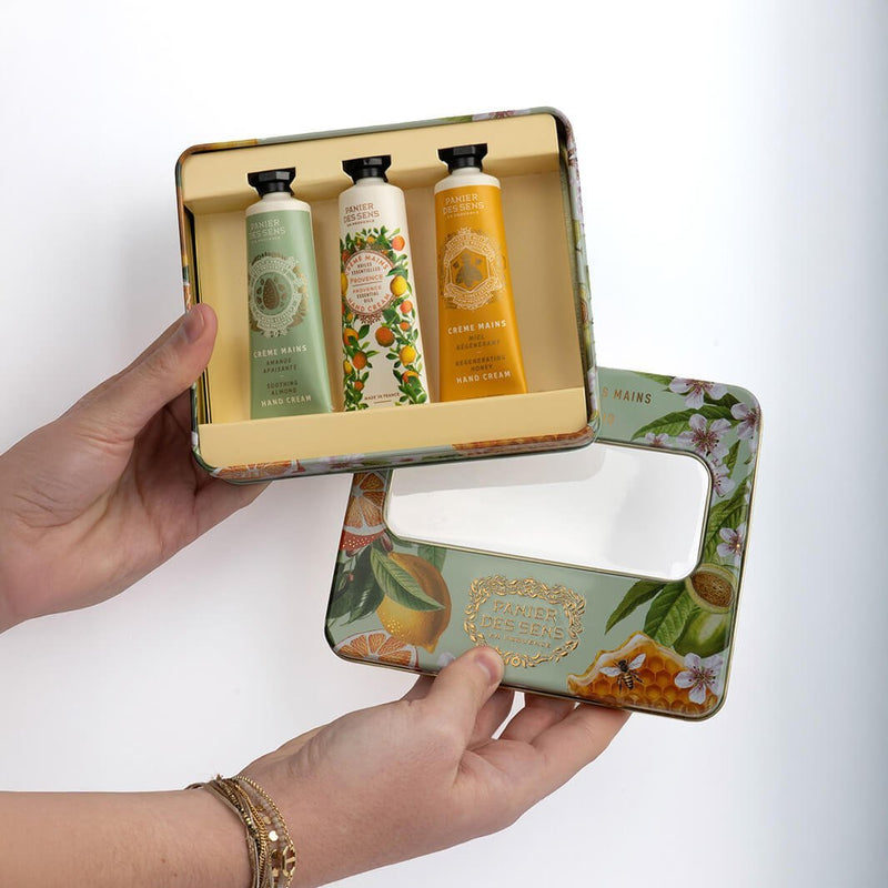 Set de Crema de Manos - Miel, Almendra y Provenza (3x30ML) - Panier des Sens USA