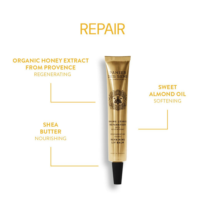 Bálsamo Labial Reparador de Miel - Soins des lèvres - Panier des Sens USA