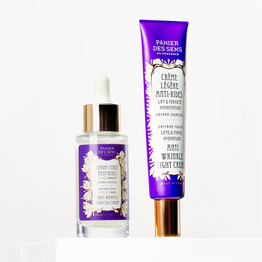 Lift & Firm set de tratamiento antiedad para mujer - Sérum específico y crema ligera - Cuidado Facial - Panier des Sens USA