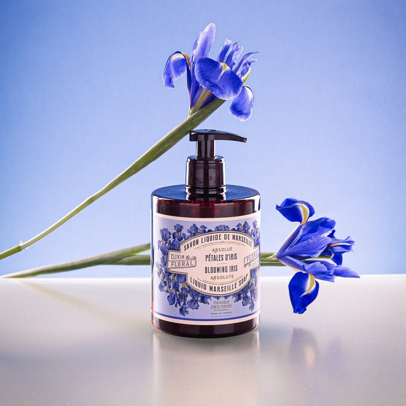 Jabón Líquido de Marsella - Iris en flor savon liquide de Marseille - Jabón Líquido de Marsella - Panier des Sens USA