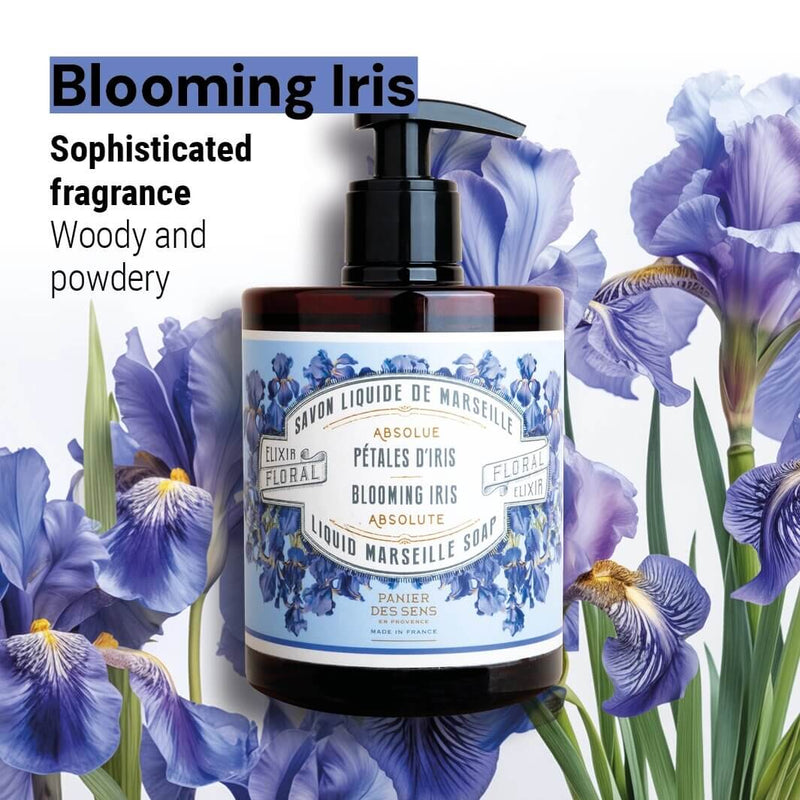 Jabón Líquido de Marsella - Iris en flor savon liquide de Marseille - Jabón Líquido de Marsella - Panier des Sens USA