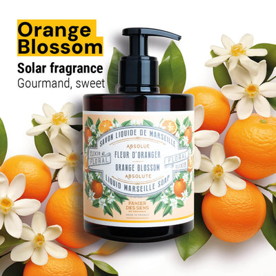 Jabón Líquido de Marsella - Orange Blossom savon liquide de Marseille - Jabón Líquido de Marsella - Panier des Sens USA