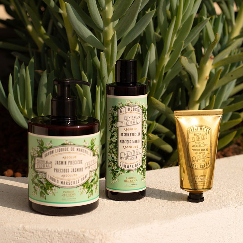 Jabón líquido de Marsella - Precioso jazmín savon liquide de Marseille - Liquid Marseille Soap - Panier des Sens USA