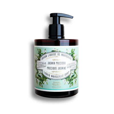 Jabón líquido de Marsella - Precioso jazmín savon liquide de Marseille - Liquid Marseille Soap - Panier des Sens USA