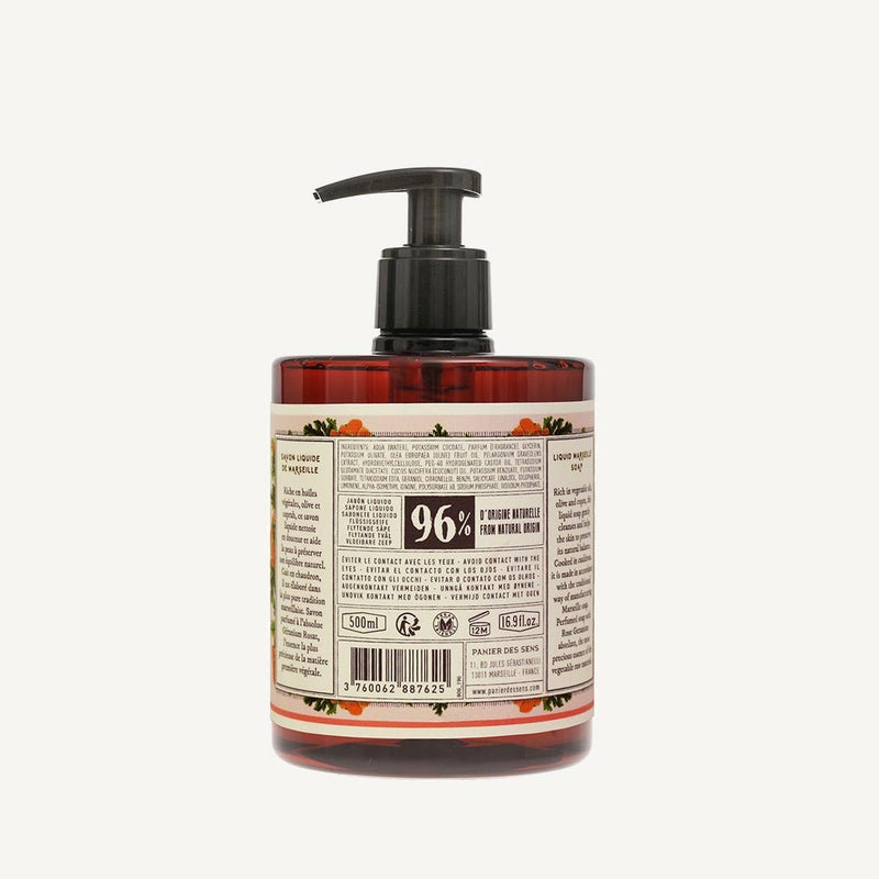 Jabón Líquido de Marsella - Rose Geranium savon liquide de Marseille - Jabón Líquido de Marsella - Panier des Sens USA