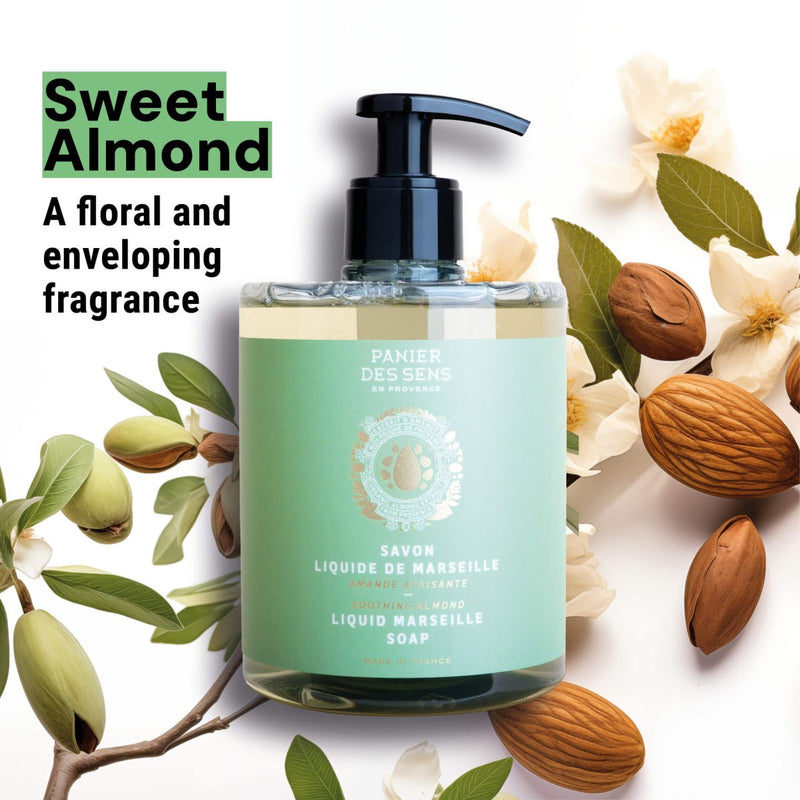 Jabón Líquido de Marsella - Almendra Calmante - Jabón Líquido de Marsella - Panier des Sens USA