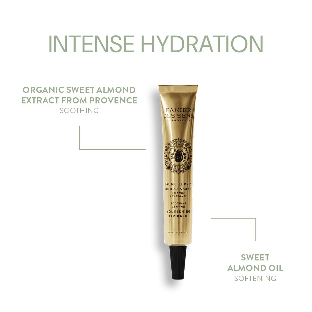Bálsamo Labial Nutritivo de Almendras - Soins des lèvres - Panier des Sens USA