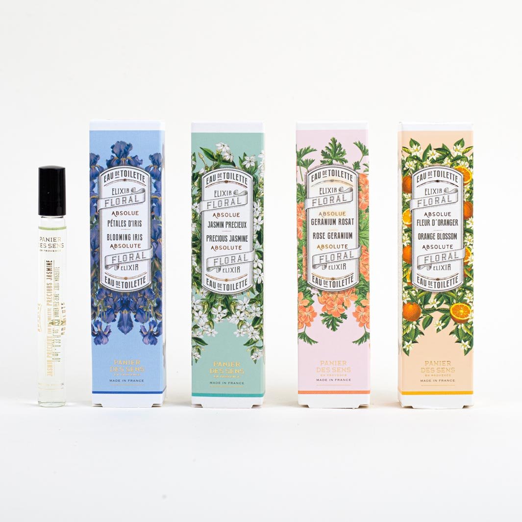 Lote de 4 roll - on eau de toilette con absolutos de perfume - 4 x 0.3 oz - Eaux de toilette - Panier des Sens USA