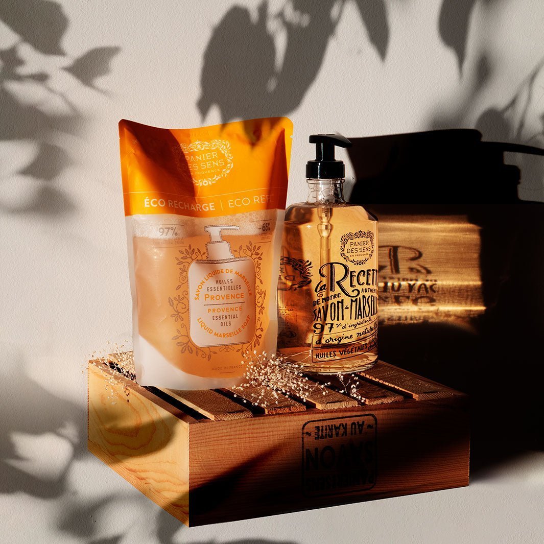 Pack de 6 Recambios de Jabón Líquido de Marsella - Aroma Provenza 6x16.9oz - Eco - recambios - Panier des Sens USA