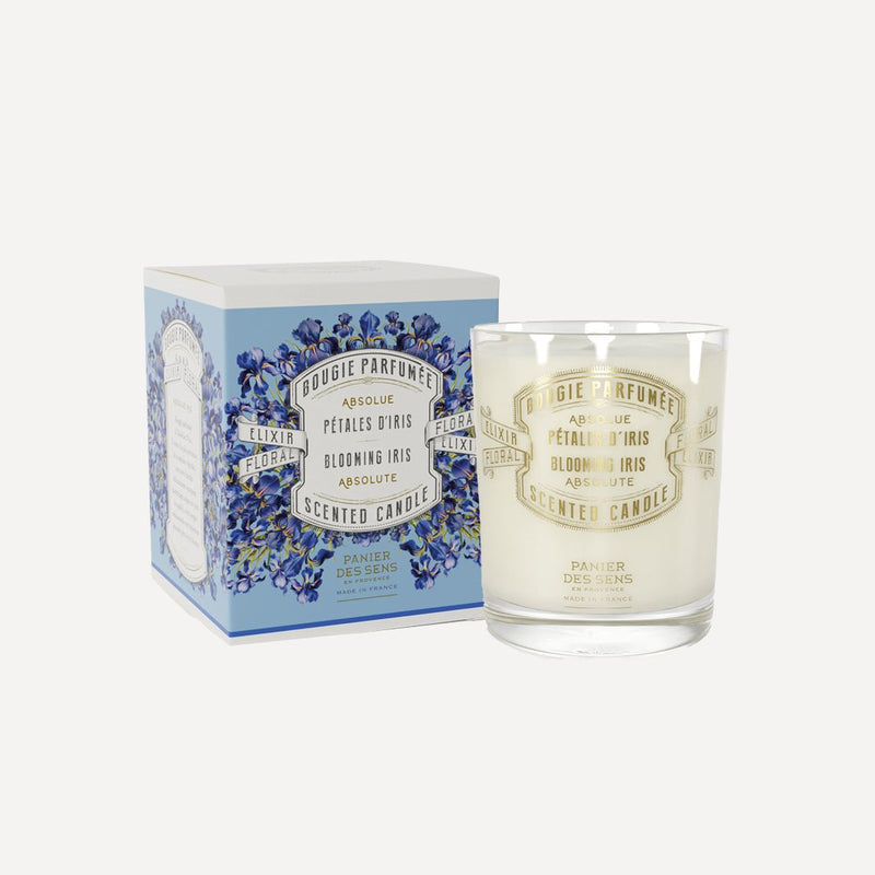 Vela perfumada - Iris en flor Vela vegana 0.4 lb - Bougies parfumÃ©es - Panier des Sens USA