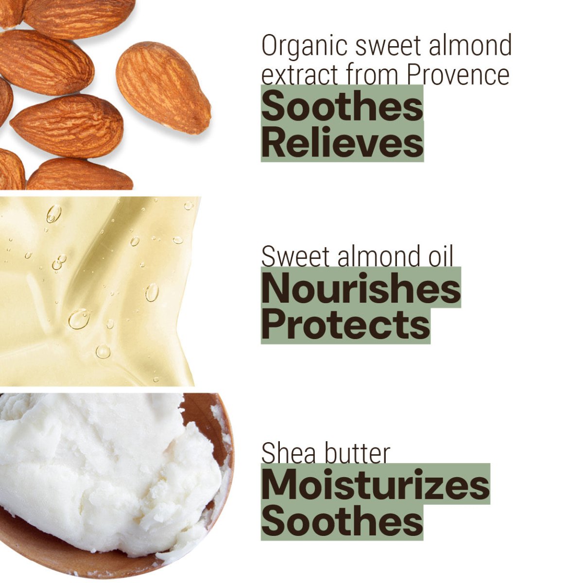 Manteca Corporal de Karité - Crema corporal perfumada calmante de Almendras - Cuidado Corporal - Panier des Sens USA